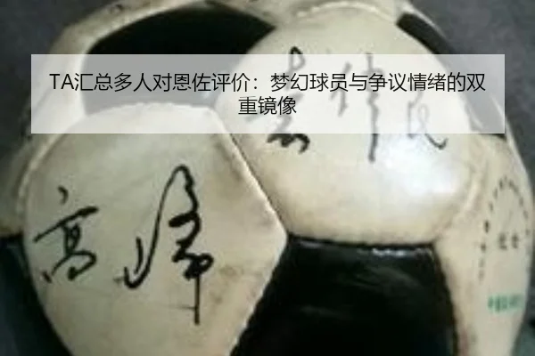 TA汇总多人对恩佐评价:梦幻球员与争议情绪的双重镜像